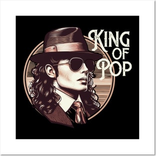 Picture Vintage Style King of Pop Posters and Art